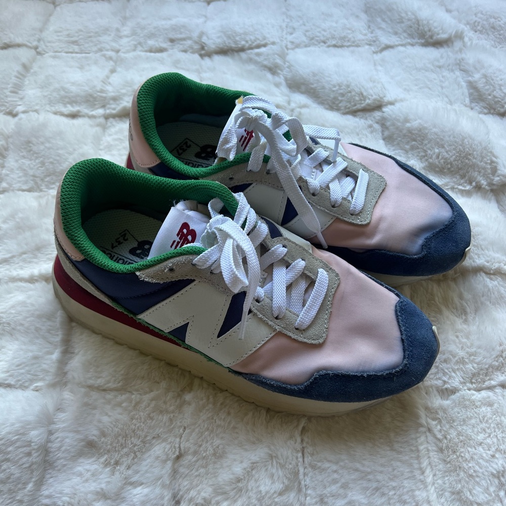 New Balance Pink and Blue Sneakers